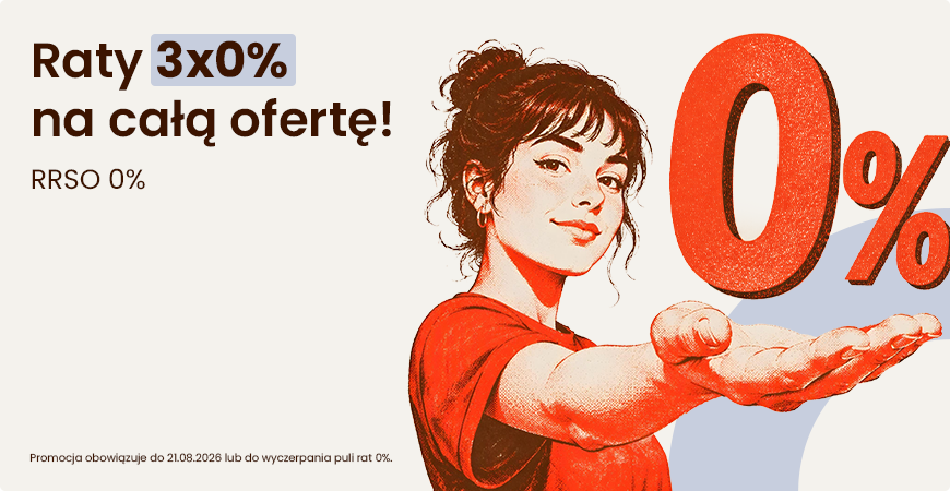 Raty 3x0%