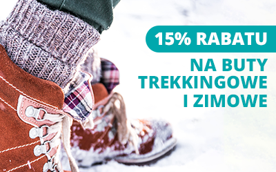 15% dodatkowego rabatu na buty zimowe i trekkingowe