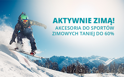 Akcesoria do sportów zimowych taniej do 60%