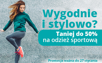 Nawet do 50% taniej na odzież sportową