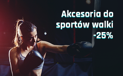 Akcesoria do sportów walki taniej o 25%