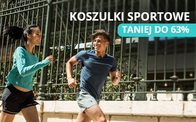 Sportowe koszulki taniej do 63%