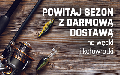 Darmowa dostawa na wędki i kołowrotki