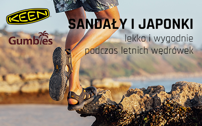 Sandały i japonki marki Keen i Gumbies