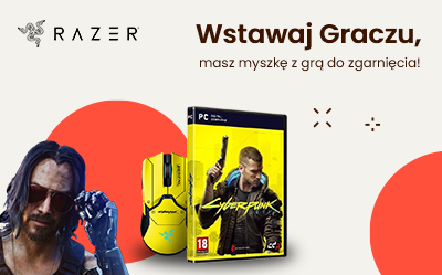 Kup myszkę Razer Viper Ultimate i odbierz kod do gry Cyberpunk 2077 - promocja przedłużona