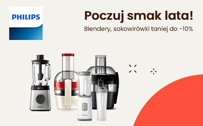 Poczuj smak lata! Blendery, sokowirówki taniej do 10%