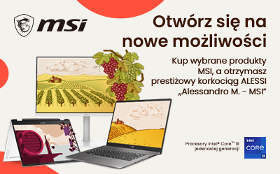 Kup laptopa MSI i odbierz dedykowany korkociąg
