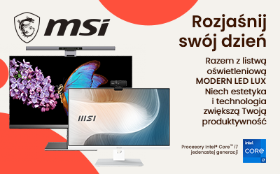 Listwa Modern LED LUX przy zakupie wybranych produktów MSI