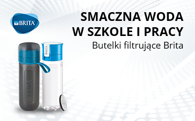 Butelki filtrujące BRITA – smaczna woda w szkole i pracy