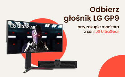 Kup monitor z serii LG UltraGear i odbierz głośnik gamingowy
