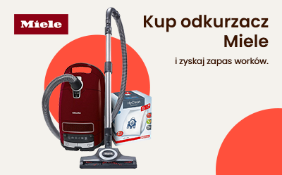 Zestaw worków  za 1 zł przy zakupie odkurzacza marki Miele