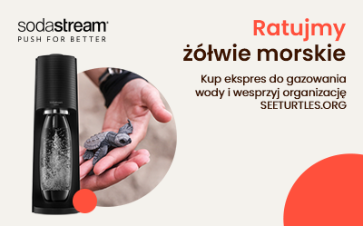 Ratuj żółwie z Sodastream