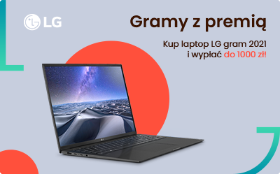 Kup ultralekki laptop LG gram i odbierz kod BLIK!