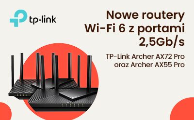 Nowe routery Wi-Fi 6 z portami 2,5Gb/s