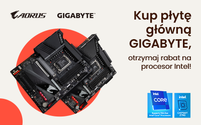 Kup płytę główną GIGABITE i zgarnij rabat na procesor!