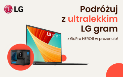 Kup laptop LG gram i odbierz kamerę GOPRO!