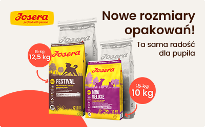 Nowe opakowania karm dla psów Josera Super Premium