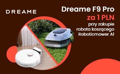 Dreame F9 Pro za 1 PLN przy zakupie Roboticmower A1