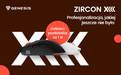 Nowa Mysz Zircon XIII Custom: Perfekcyjne Połączenie Wydajności i Stylu!