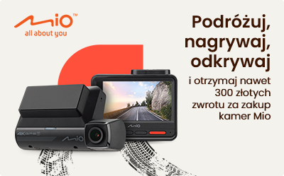 Promocja cashback na wideorejestratory Mio