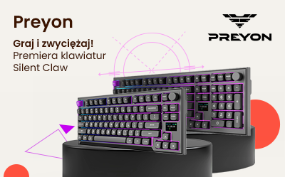 PREYON Silent Claw – idealna klawiatura gasketowa do każdej rozgrywki