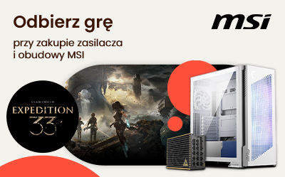 Odbierz grę przy zakupie MSI