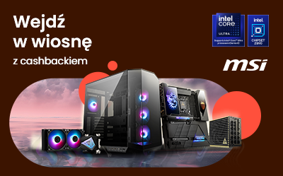 Wejdź w wiosnę z cashbackiem od MSI