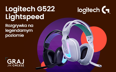 Nowe słuchawki Logitech G522 Lightspeed