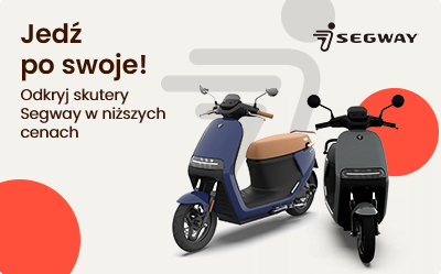 Jedź po swoje! Skutery elektryczne Segway w niższych cenach
