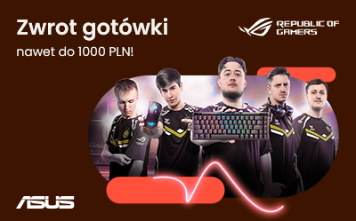 Odbierz cashback na sprzęt ASUS ROG