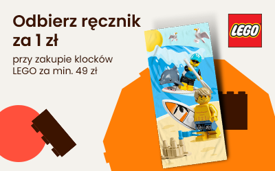 Zgarnij ręcznik LEGO na wakacje