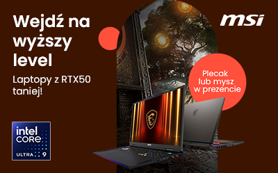Laptopy MSI RTX50 i prezent na start!