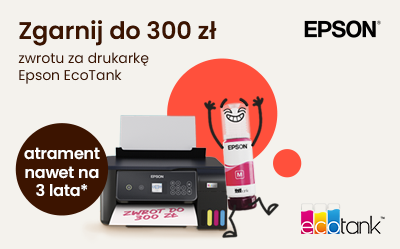 Promocja Epson: Odbierz do 300 zł