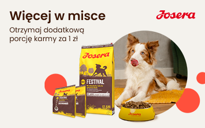 Zapas karmy Josera z gratisem