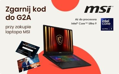Zacznij z przewagą! Kup laptop MSI i odbierz kod do G2A!