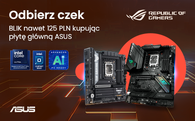 Kup płytę główną ASUS i zyskaj czek BLIK!