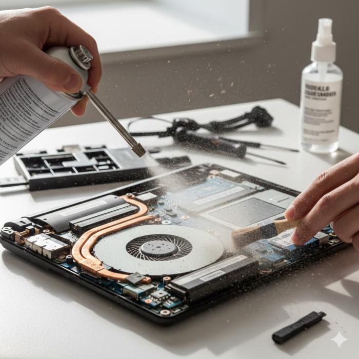 Jak wyczyścić wentylator w laptopie?