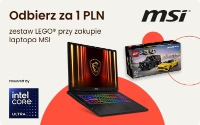 Kup laptopa MSI, a zestaw LEGO zgarnij za 1 PLN!