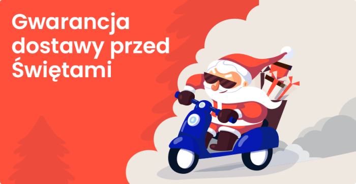 Gwarancja dostawy przed Świętami!