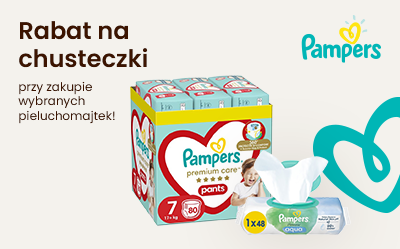 Chusteczki nawilżane Pampers taniej!