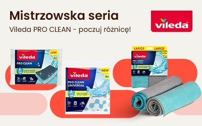 Vileda PRO Clean - siła żywych enzymów