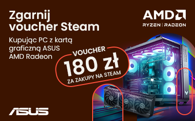 Kup komputer z kartą graficzną ASUS AMD Radeon i zgarnij voucher!