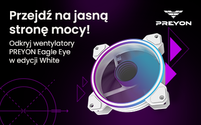 Preyon Eagle Eye 120 ARGB w bieli już w sprzedaży!