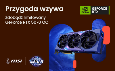 Zdobądź limitowaną kartę RTX 5070 MSI!