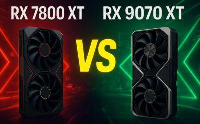 RX 7800 XT vs RX 9070 XT – która karta graficzna lepsza?