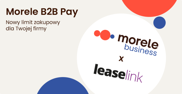 Dedykowana płatność dla klientów Morele Business