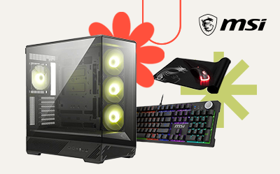 Wybierz komputer MSI z pełnym osprzętem