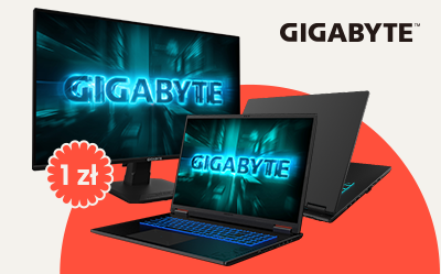 Laptop Gigabyte z monitorem za 1 złoty!