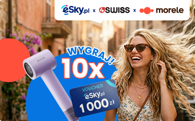 Morele.net x eSky.pl ruszają ze wspólną akcją. Do zgarnięcia vouchery na inteligentne suszarki i podróże.