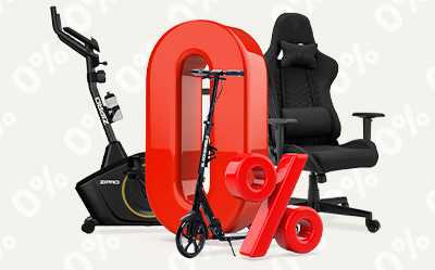 Raty 10x0% RRSO 0% na produkty marek Zipro, SENSE7, Peme, Blackwheels i produkty w outlecie!